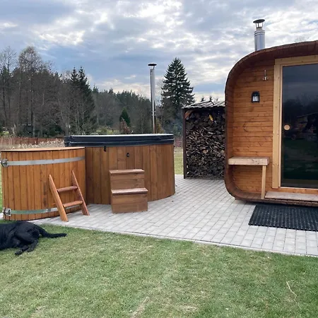 Nyaraló Drewniana Ostoja, Jacuzzi, Sauna, Basen - Na Wylacznosc *